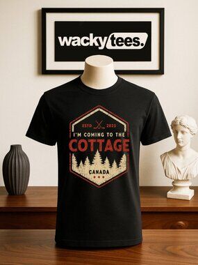 I'm Coming To the Cottage Heated Rivalry Hockey Graphic Tee Shirt